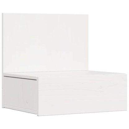 Nachttisch 2 pcs Weiß 42 x 32.5 x 40 cm Massivholz Kiefer