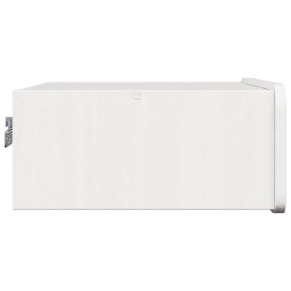 Nachttisch 2 pcs Weiß 39 x 34 x 16,5 cm Massivholz Kiefer