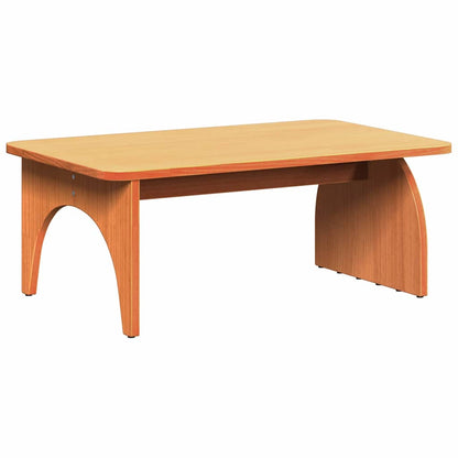 Couchtisch Wachsbraun 80 x 50 x 31 cm Massivholz Kiefer