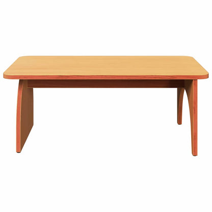 Couchtisch Wachsbraun 80 x 50 x 31 cm Massivholz Kiefer