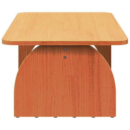 Couchtisch Wachsbraun 80 x 50 x 31 cm Massivholz Kiefer