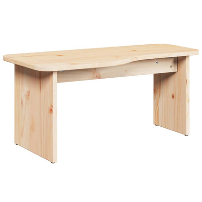 Couchtisch 2 pcs Natur 100 x 69 x 35.5 cm Massivholz Kiefer
