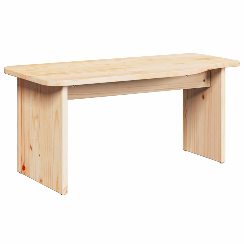 Couchtisch 2 pcs Natur 100 x 69 x 35.5 cm Massivholz Kiefer