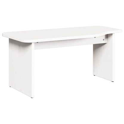 Couchtisch 2 pcs Weiß 100 x 69 x 35.5 cm Massivholz Kiefer