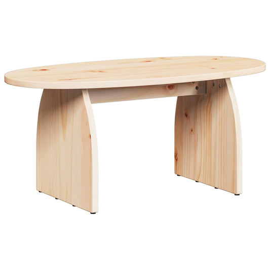 Couchtisch Natur 80 x 40 x 35 cm Massivholz Kiefer