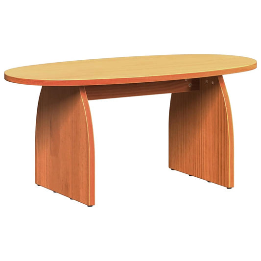 Couchtisch Wachsbraun 80 x 40 x 35 cm Massivholz Kiefer