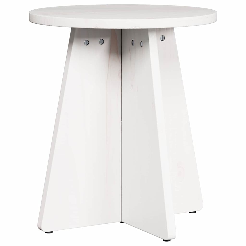 Couchtisch 3 pcs Weiß 49 x 49 x 30 cm Massivholz Kiefer