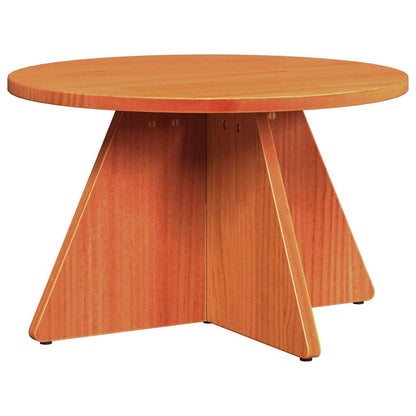 Couchtisch 3 pcs Wachsbraun 49 x 49 x 30 cm Massivholz Kiefer