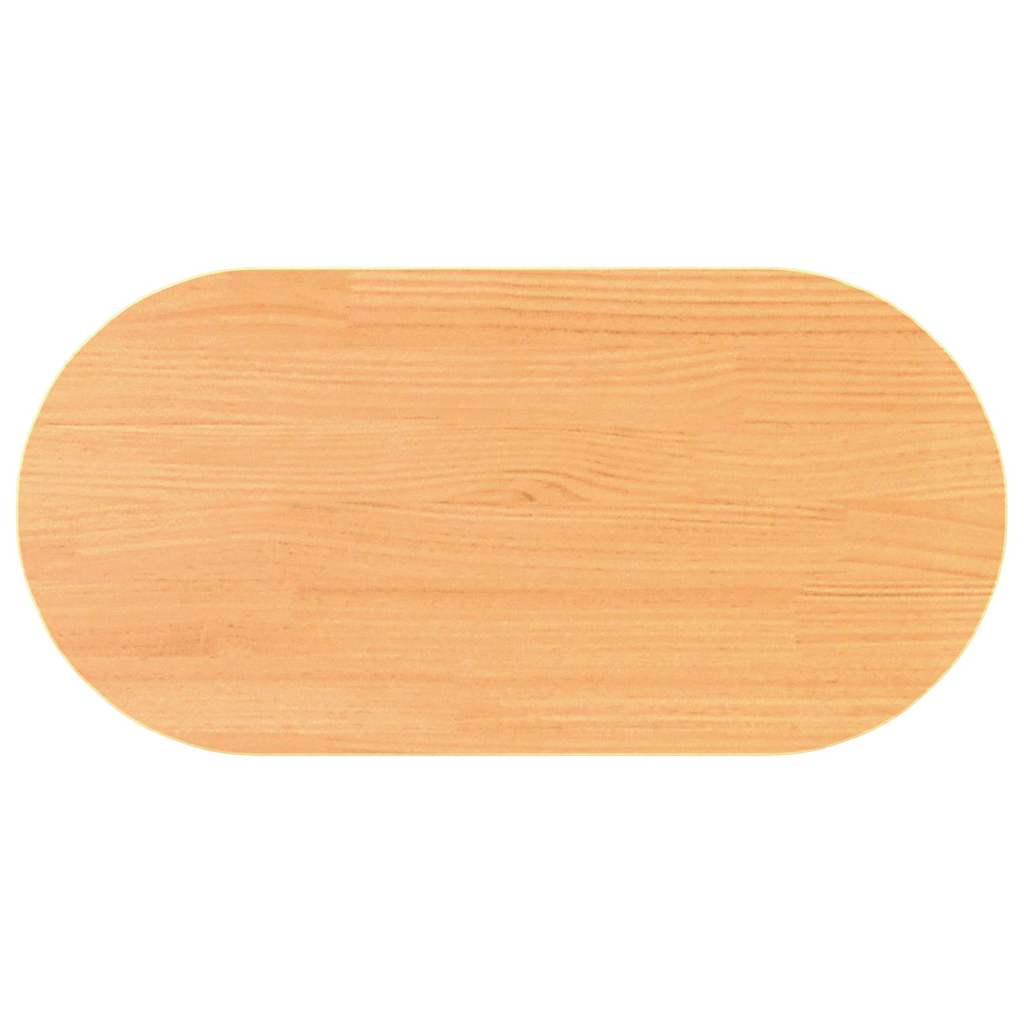 Couchtisch Wachsbraun 80 x 39,5 x 35 cm Massivholz Kiefer