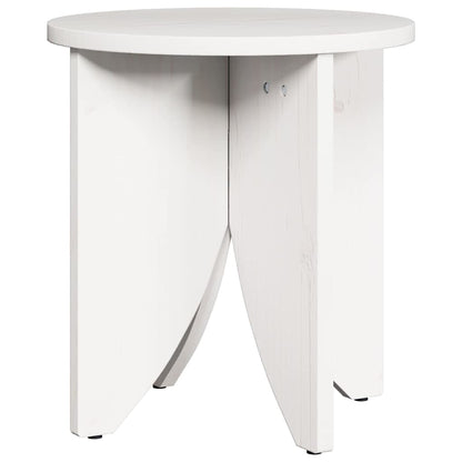 Couchtisch 2 pcs Weiß 41,5 x 41,5 x 44 cm Massivholz Kiefer