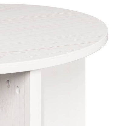 Couchtisch 2 pcs Weiß 41,5 x 41,5 x 41 cm Massivholz Kiefer