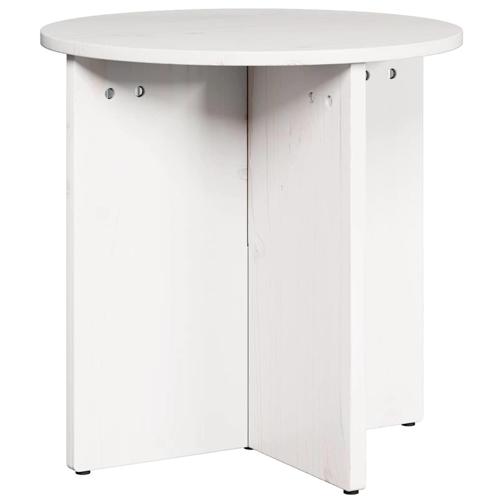 Couchtisch 2 pcs Weiß 41,5 x 41,5 x 41 cm Massivholz Kiefer