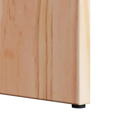 Couchtisch 2 pcs Natur 49 x 49 x 28 cm Massivholz Kiefer