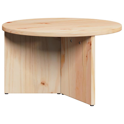 Couchtisch 2 pcs Natur 49 x 49 x 28 cm Massivholz Kiefer