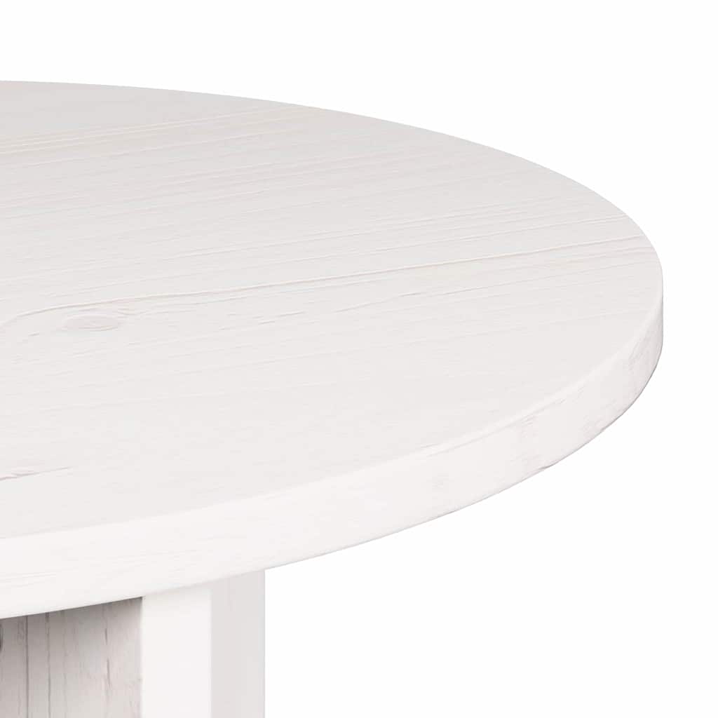 Couchtisch 2 pcs Weiß 49 x 49 x 28 cm Massivholz Kiefer