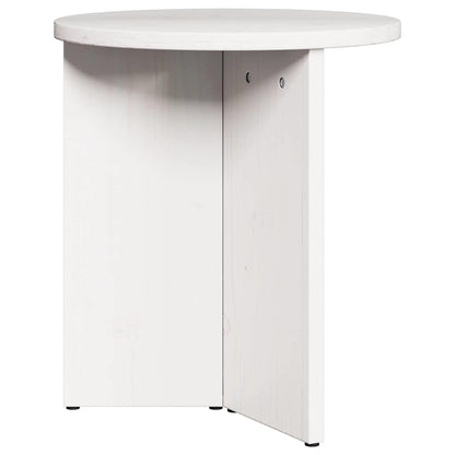 Couchtisch 2 pcs Weiß 49 x 49 x 28 cm Massivholz Kiefer