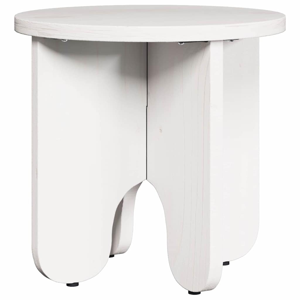 Couchtisch 2 pcs Weiß 39.5 x 39.5 x 30 cm Massivholz Kiefer