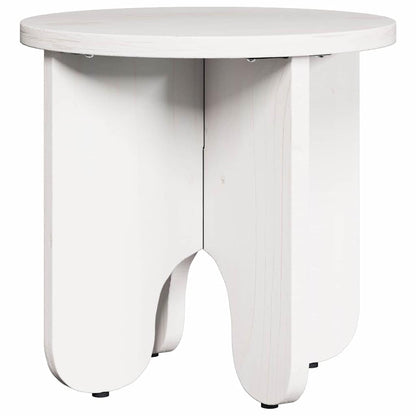 Couchtisch 2 pcs Weiß 39.5 x 39.5 x 30 cm Massivholz Kiefer