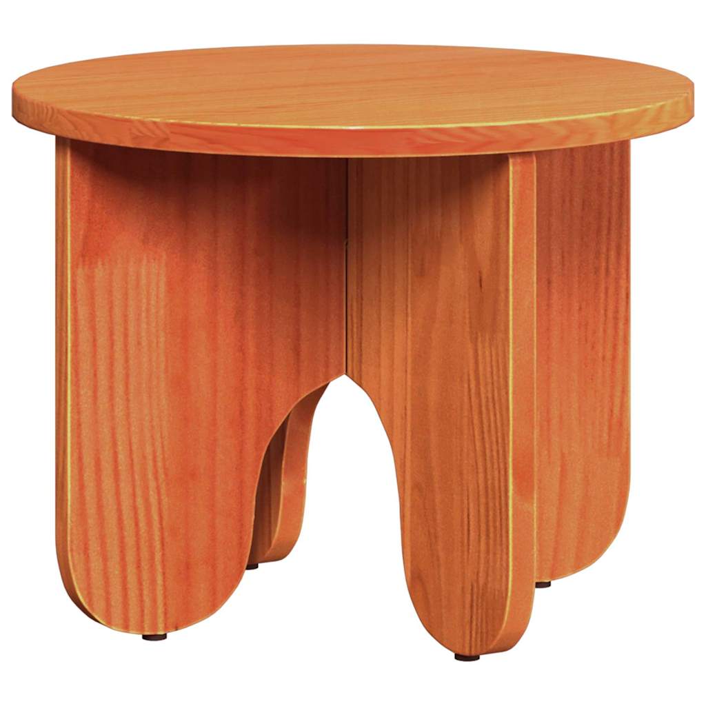 Couchtisch 2 pcs Wachsbraun 39.5 x 39.5 x 30 cm