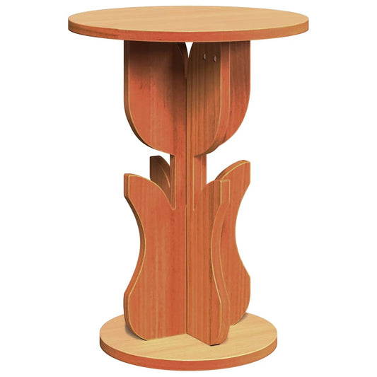 Beistelltisch Wachsbraun 39.5 x 39.5 x 53.5 cm
