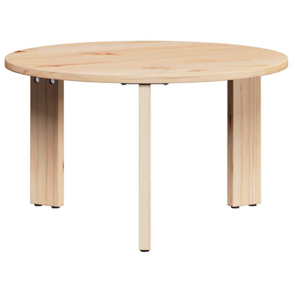 Couchtisch 2 pcs Natur 47,5 x 47,5 x 27 cm Massivholz Kiefer