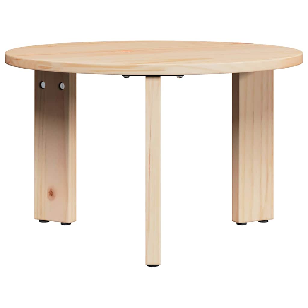 Couchtisch 2 pcs Natur 47,5 x 47,5 x 27 cm Massivholz Kiefer