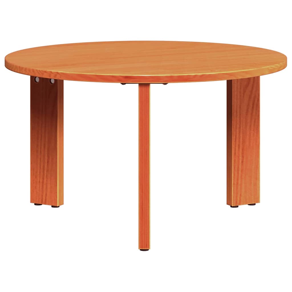 Couchtisch 2 pcs Wachsbraun 47,5 x 47,5 x 27 cm