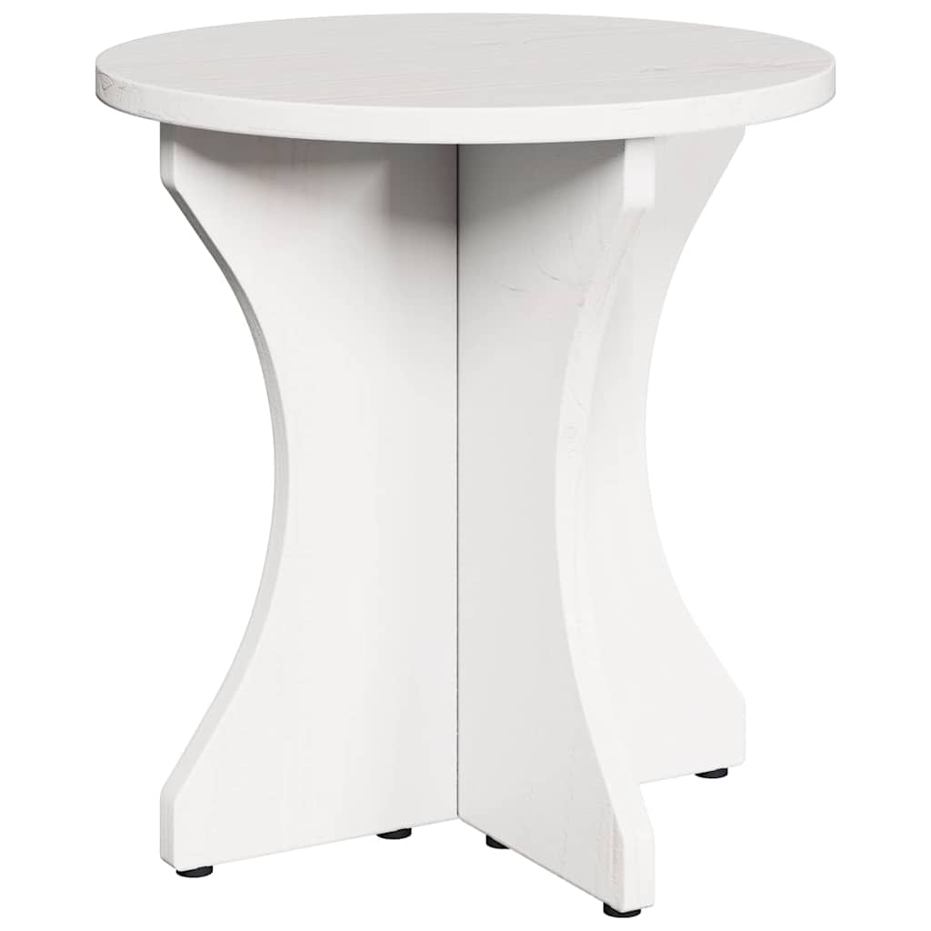 Couchtisch 3 pcs Weiß 46 x 46 x 47 cm Massivholz Kiefer