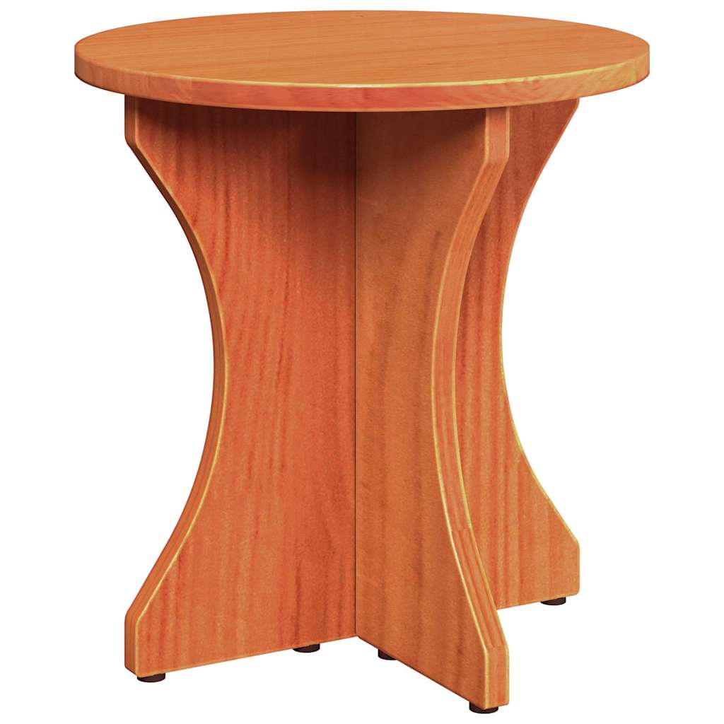 Couchtisch 3 pcs Wachsbraun 46 x 46 x 47 cm Massivholz Kiefer