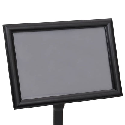 Plakatständer 2 pcs Schwarz 45 x 33 x 88 cm Aluminiumlegierung