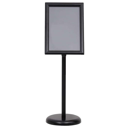 Plakatständer 2 pcs Schwarz 45 x 33 x 88 cm Aluminiumlegierung