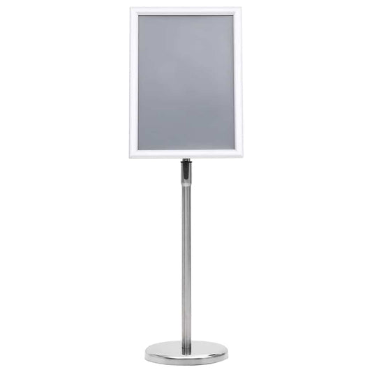 Plakatständer 2 pcs Silber 45 x 33 x 88 cm Aluminiumlegierung