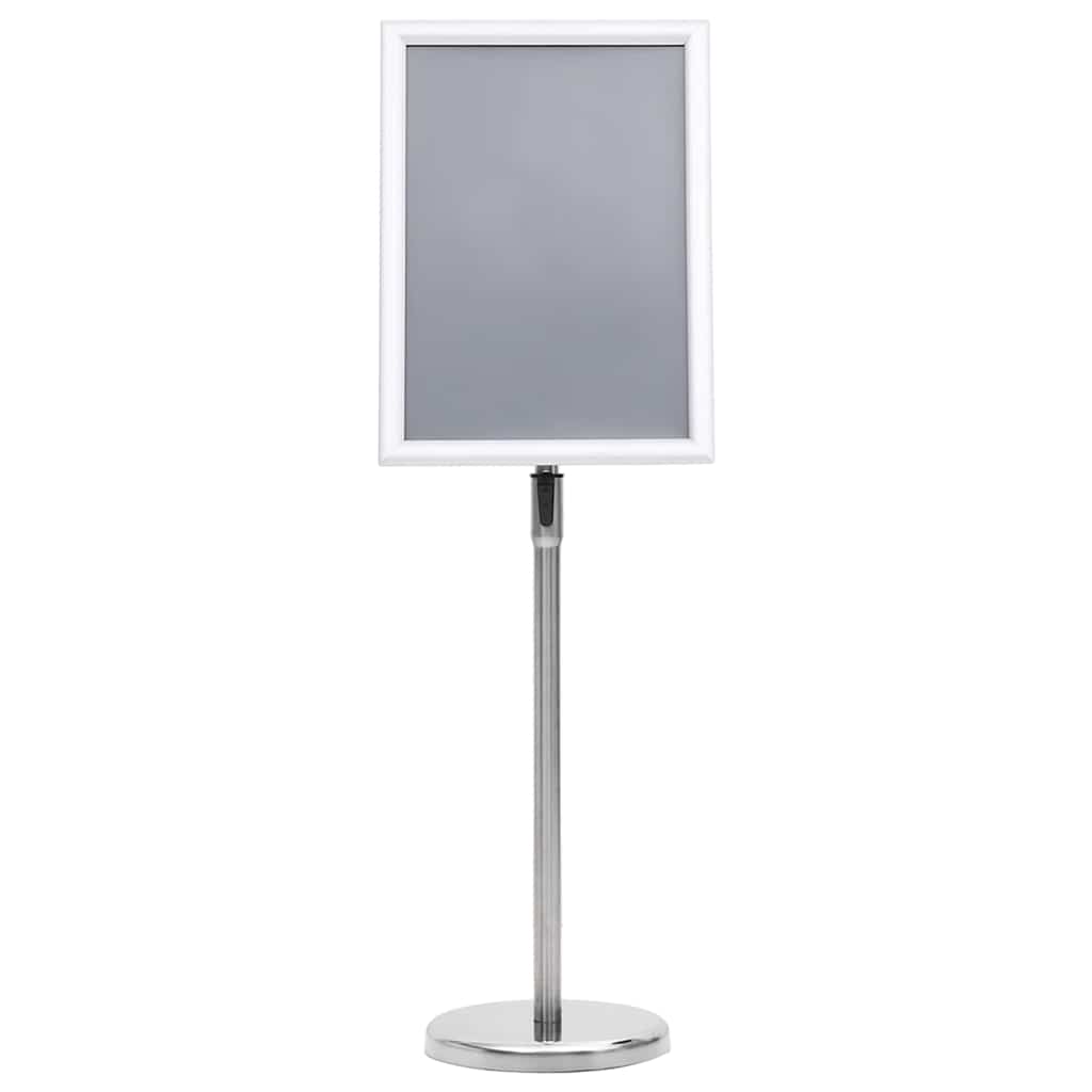 Plakatständer 2 pcs Silber 45 x 33 x 88 cm Aluminiumlegierung