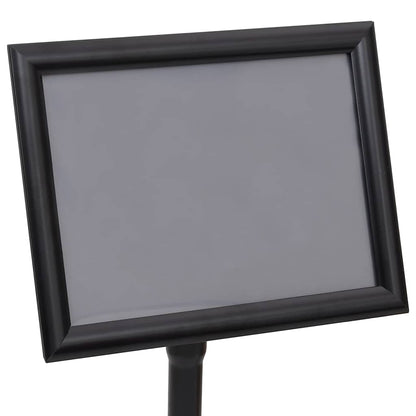 Plakatständer 2 pcs Schwarz 32,5 x 24 x 78 cm