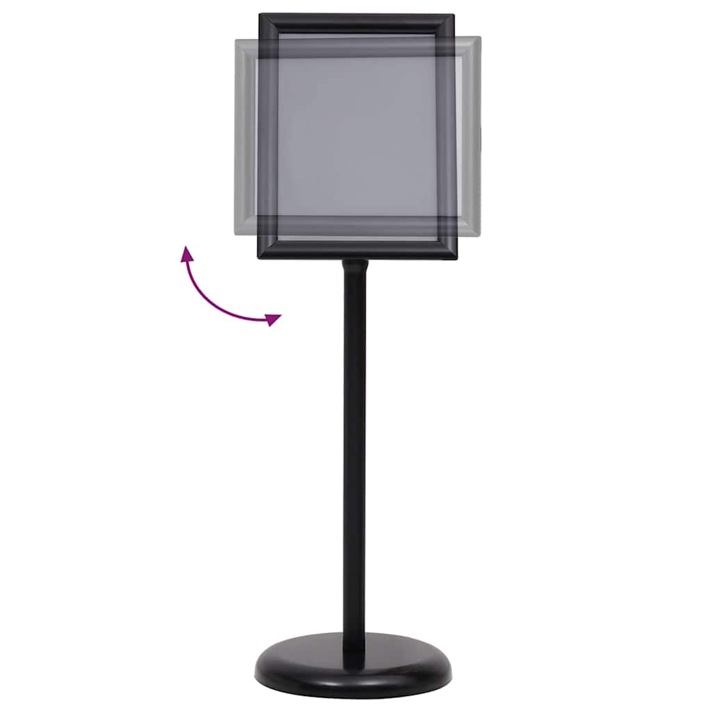 Plakatständer 2 pcs Schwarz 32,5 x 24 x 78 cm