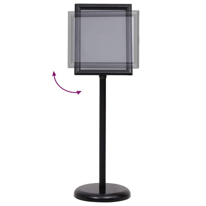 Plakatständer 2 pcs Schwarz 32,5 x 24 x 78 cm