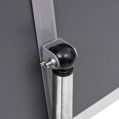 Plakatständer 2 pcs Silber 32,5 x 24 x 78 cm Aluminiumlegierung