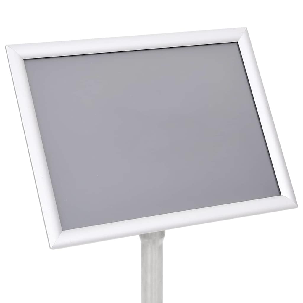 Plakatständer 2 pcs Silber 32,5 x 24 x 78 cm Aluminiumlegierung