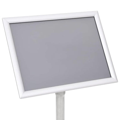 Plakatständer 2 pcs Silber 32,5 x 24 x 78 cm Aluminiumlegierung