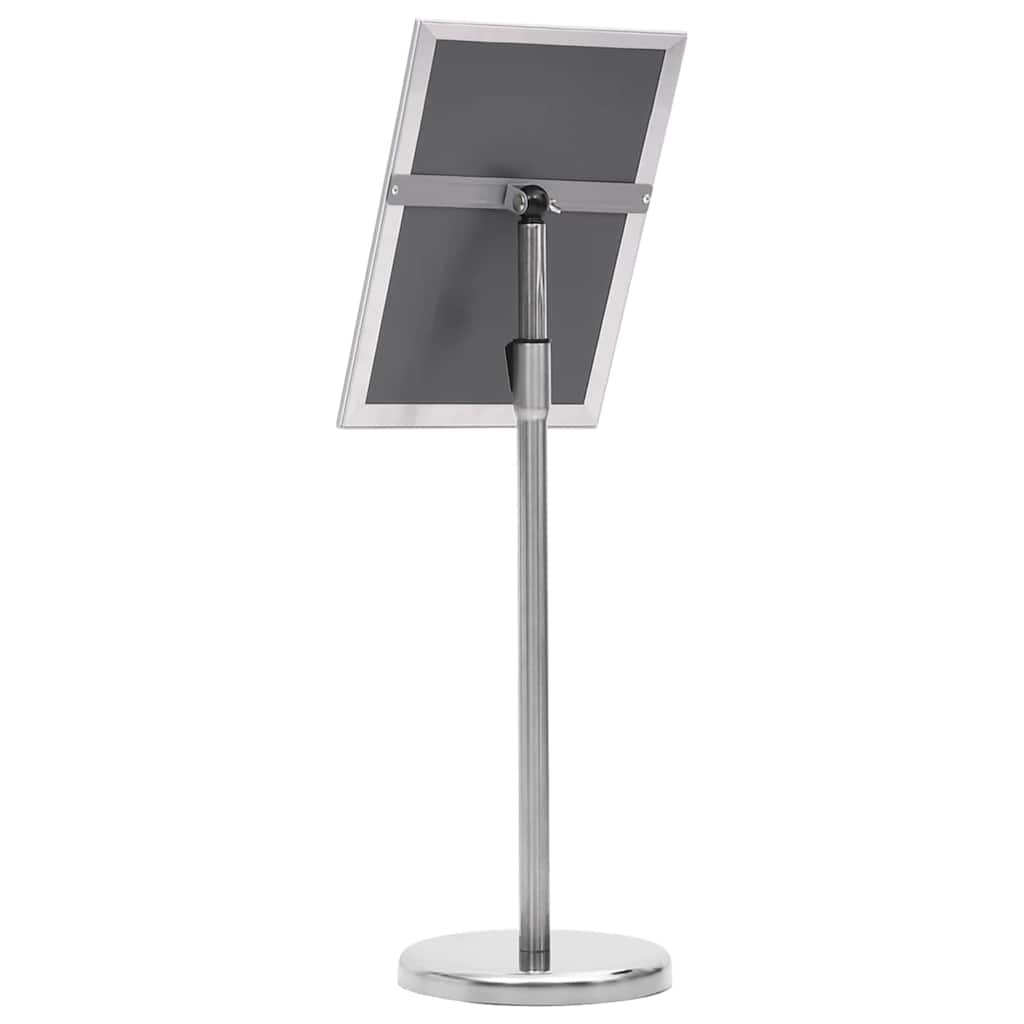 Plakatständer 2 pcs Silber 32,5 x 24 x 78 cm Aluminiumlegierung
