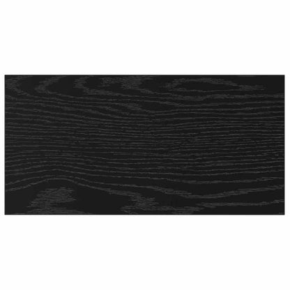Regalbrett 4 pcs Schwarz 40 x 20 x 1.5 cm Holzwerkstoff