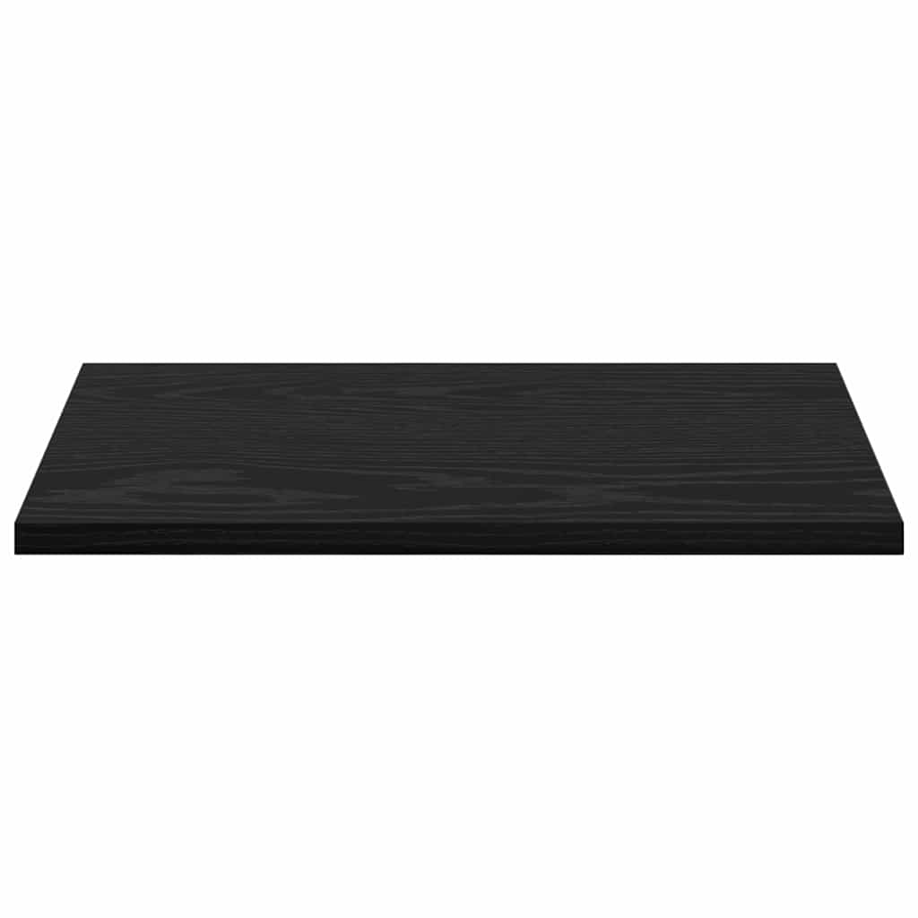 Regalbrett 4 pcs Schwarz 40 x 30 x 1.5 cm Holzwerkstoff