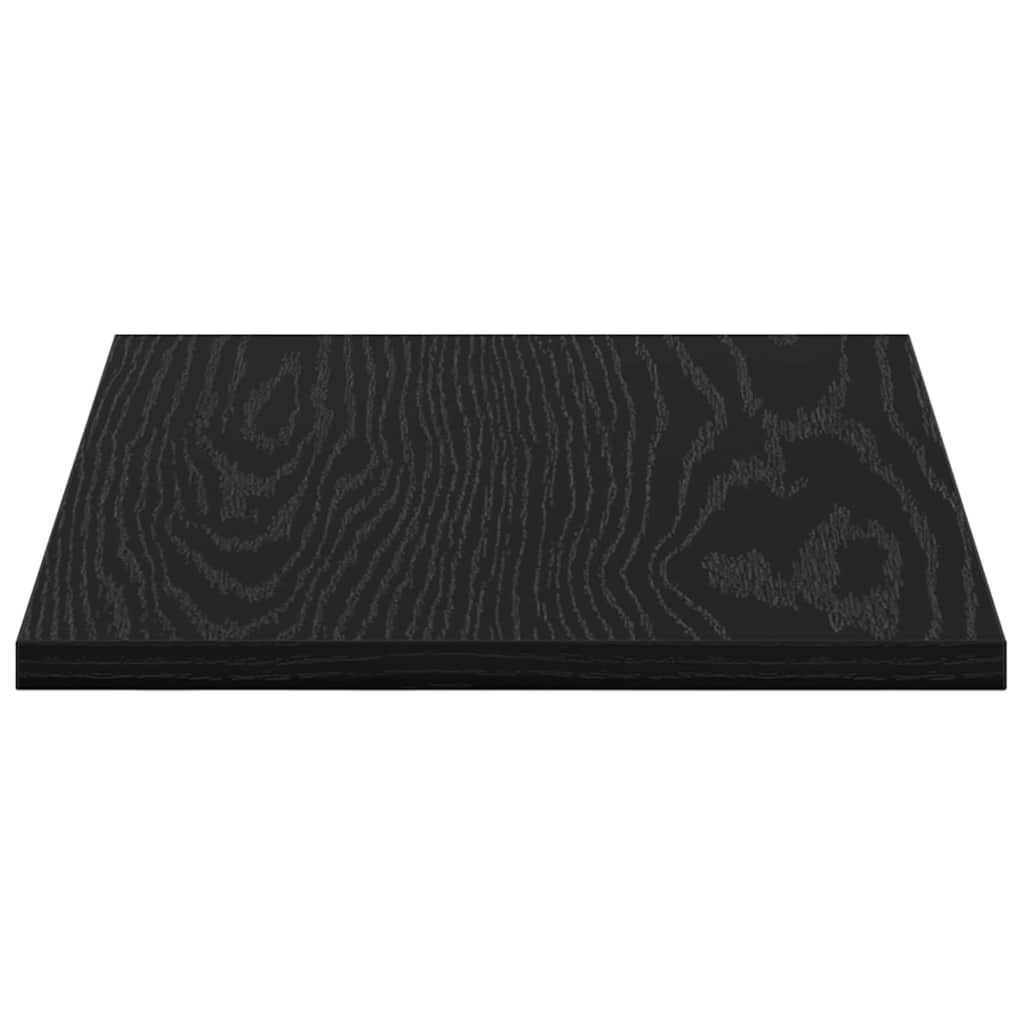 Regalbrett 4 pcs Schwarz 40 x 30 x 1.5 cm Holzwerkstoff