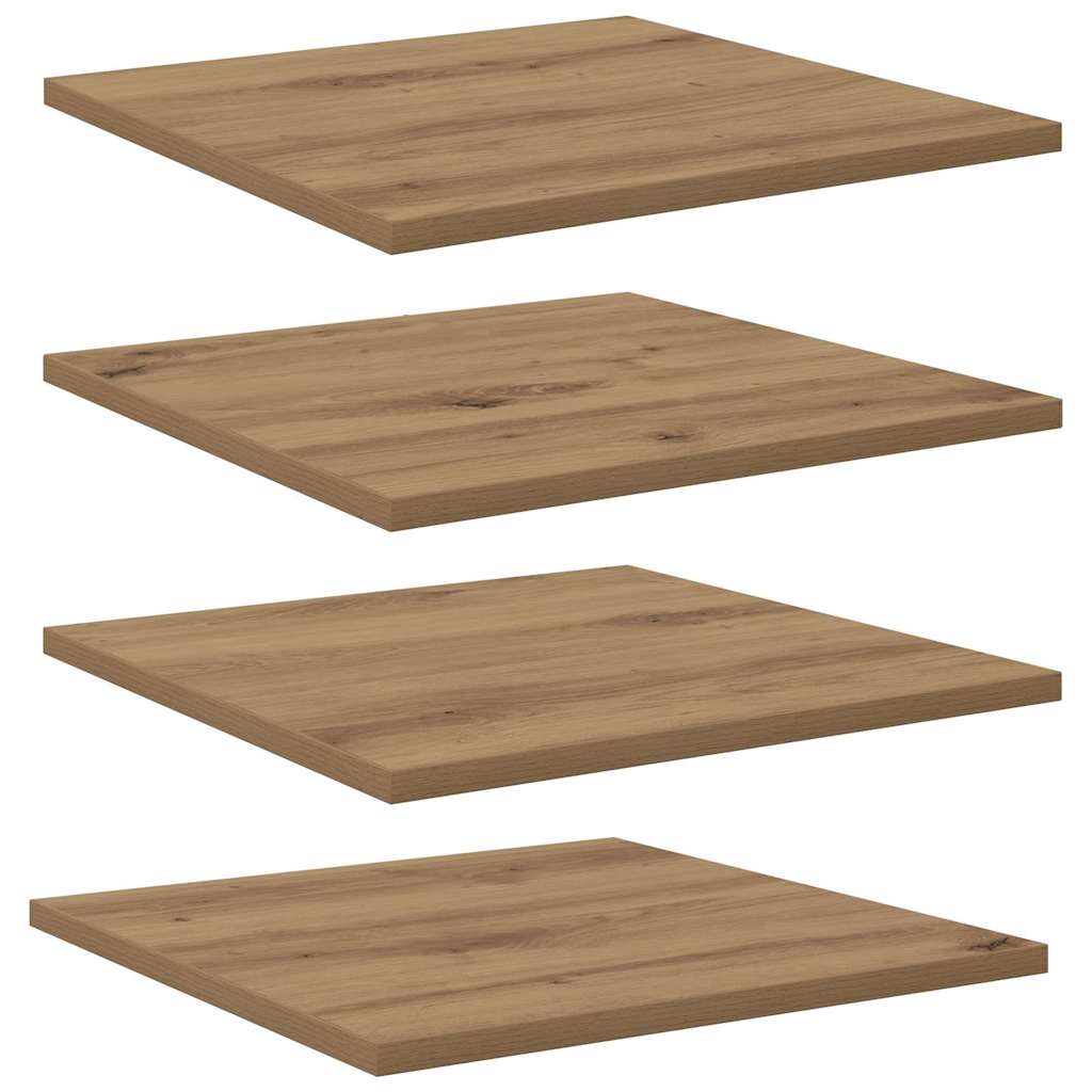 Regalbrett 4 pcs Braun 40 x 40 x 1.5 cm Holzwerkstoff