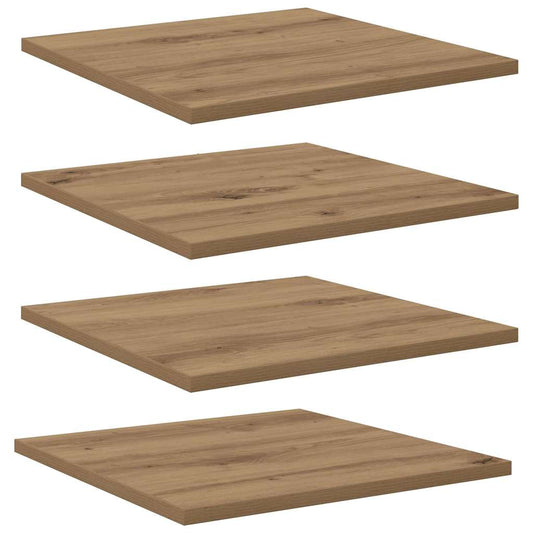 Regalbrett 4 pcs Braun 40 x 40 x 1.5 cm Holzwerkstoff