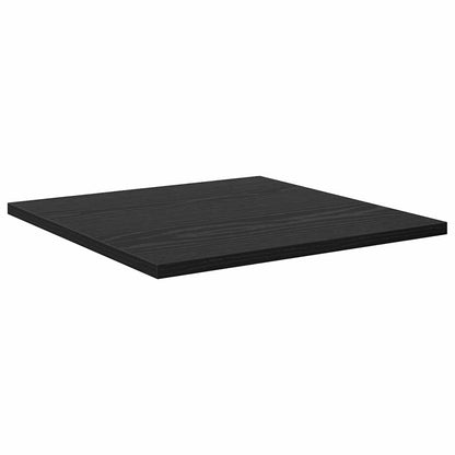 Regalbrett 4 pcs Schwarz 40 x 40 x 1.5 cm Holzwerkstoff