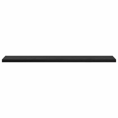 Regalbrett 4 pcs Schwarz 60 x 10 x 1.5 cm Holzwerkstoff