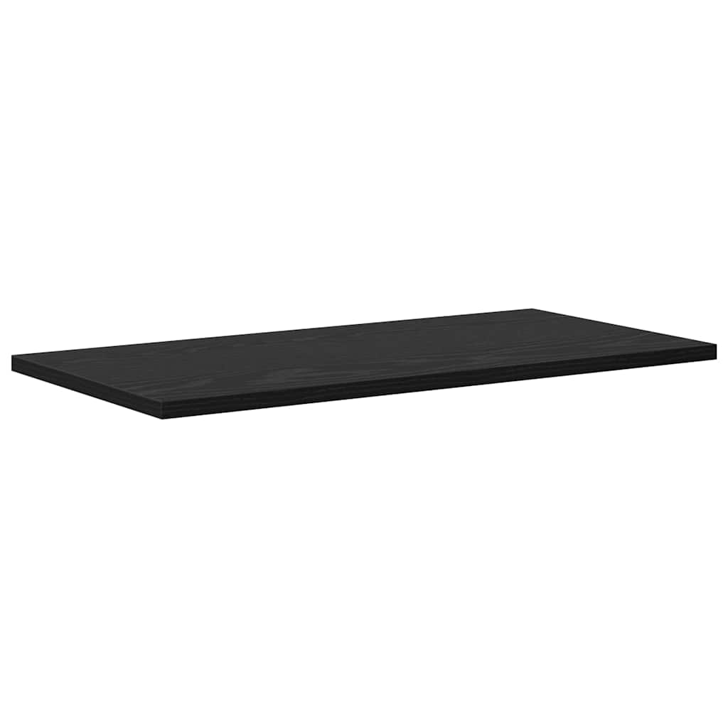 Regalbrett 4 pcs Schwarz 60 x 30 x 1.5 cm Holzwerkstoff