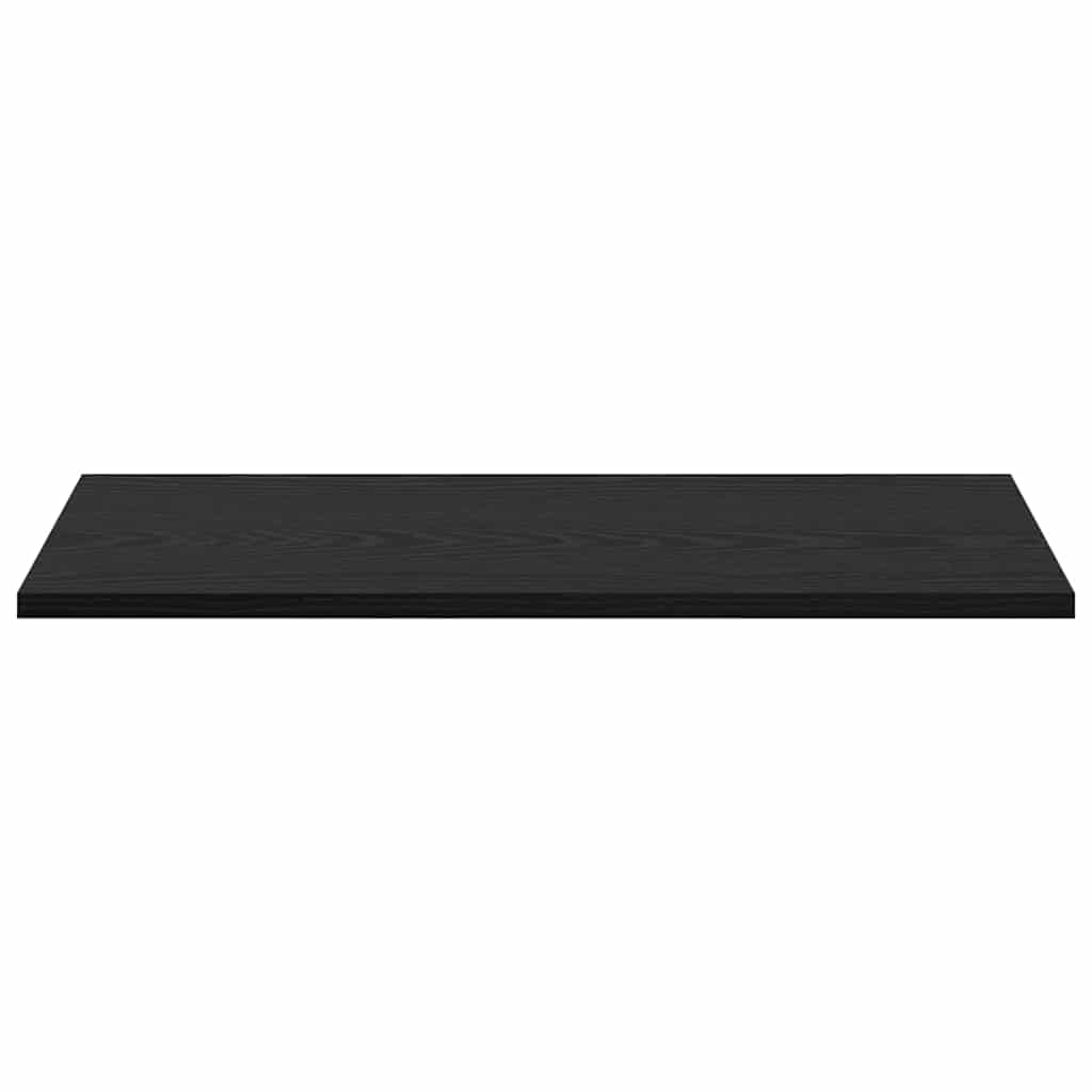 Regalbrett 4 pcs Schwarz 60 x 30 x 1.5 cm Holzwerkstoff