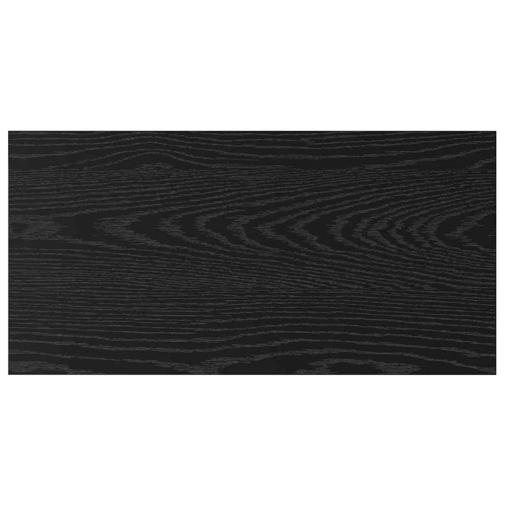 Regalbrett 4 pcs Schwarz 60 x 30 x 1.5 cm Holzwerkstoff